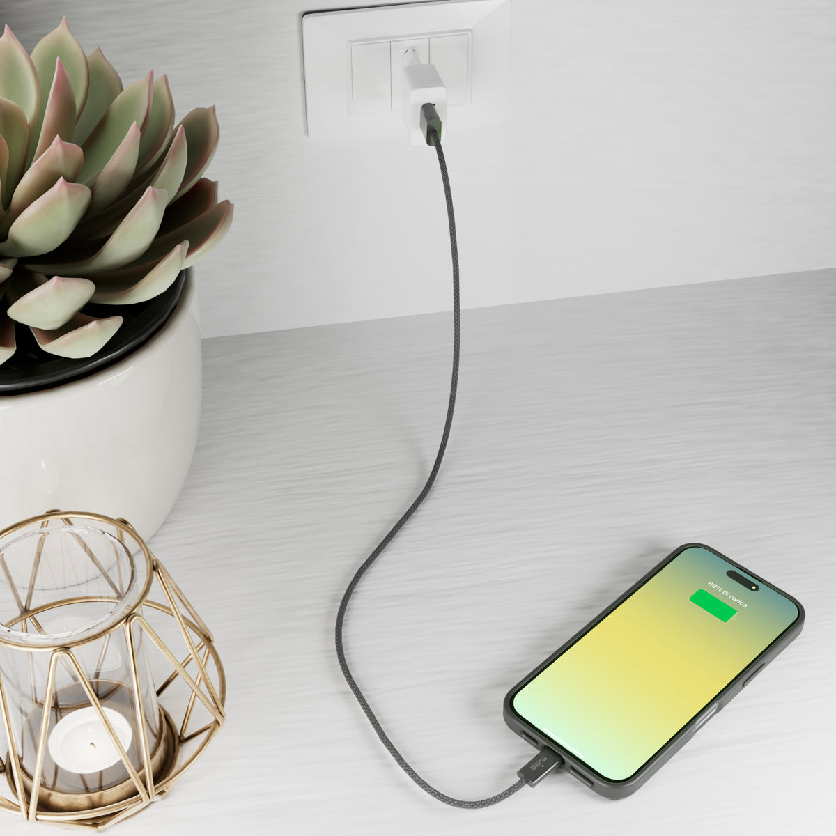 Câble de Chargement et de Synchronisation Fabrik 2.0 USB-A - USB-C