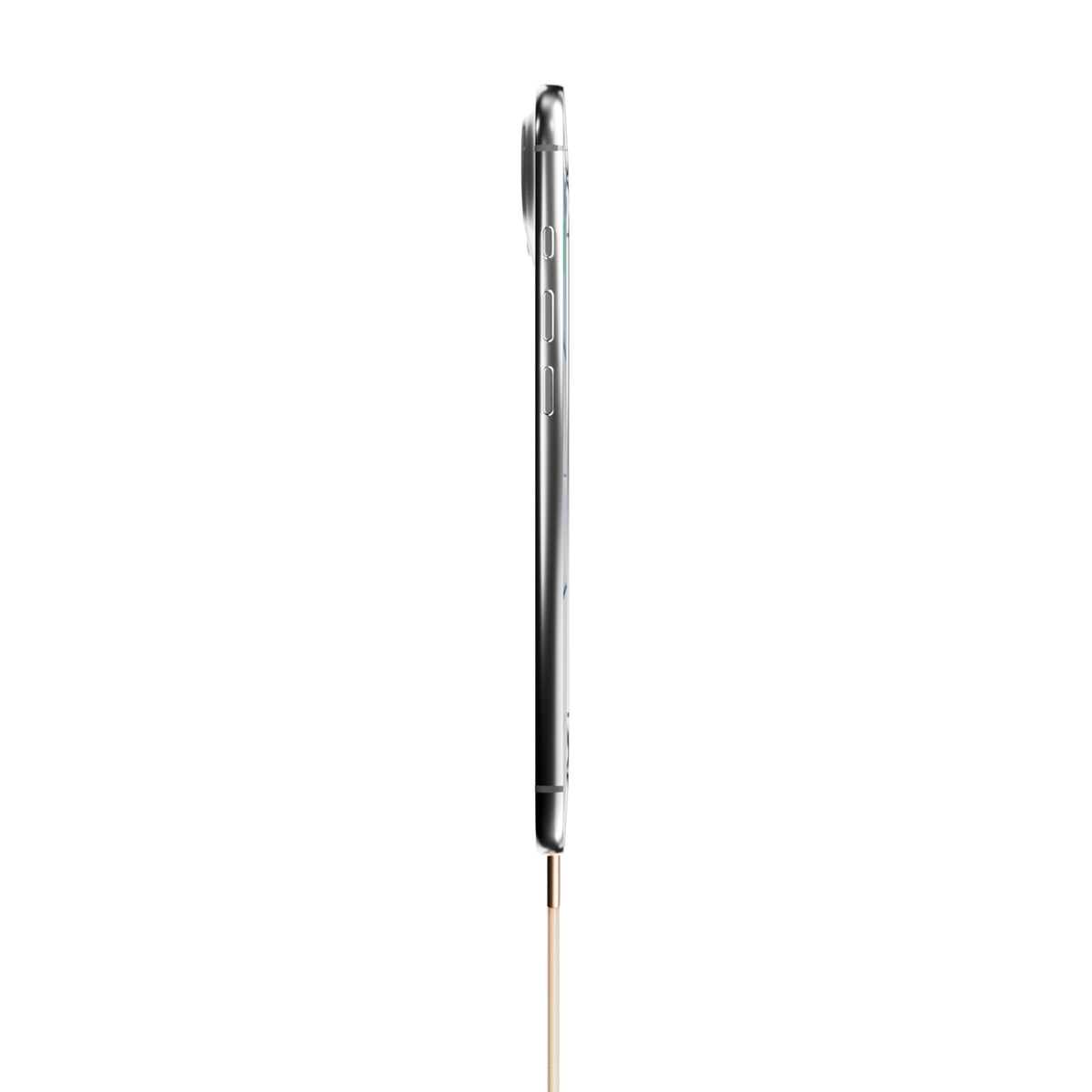 Slim braided fabric cable, USB-C 2.0 to USB-C 2.0, 1m