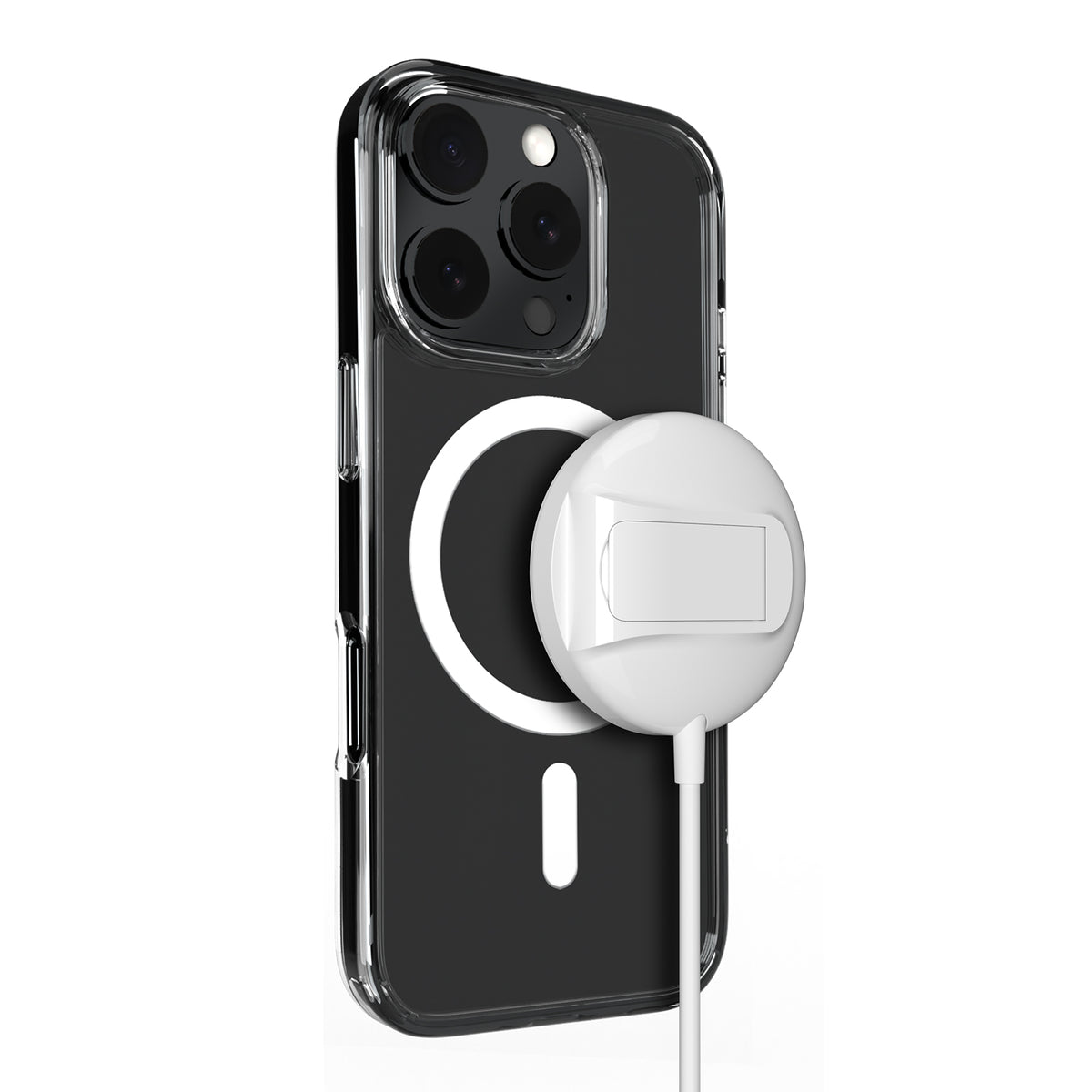 Magnetic Power Supply Qi2 with Stand with Magsafe Technology