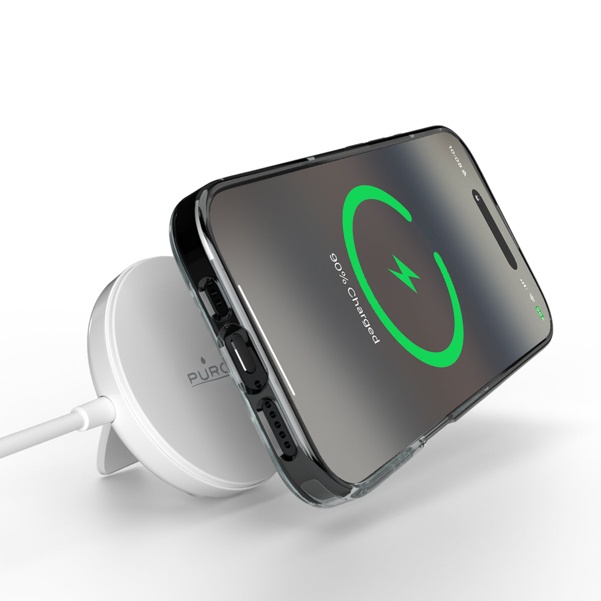 Magnetic Power Supply Qi2 with Stand with Magsafe Technology