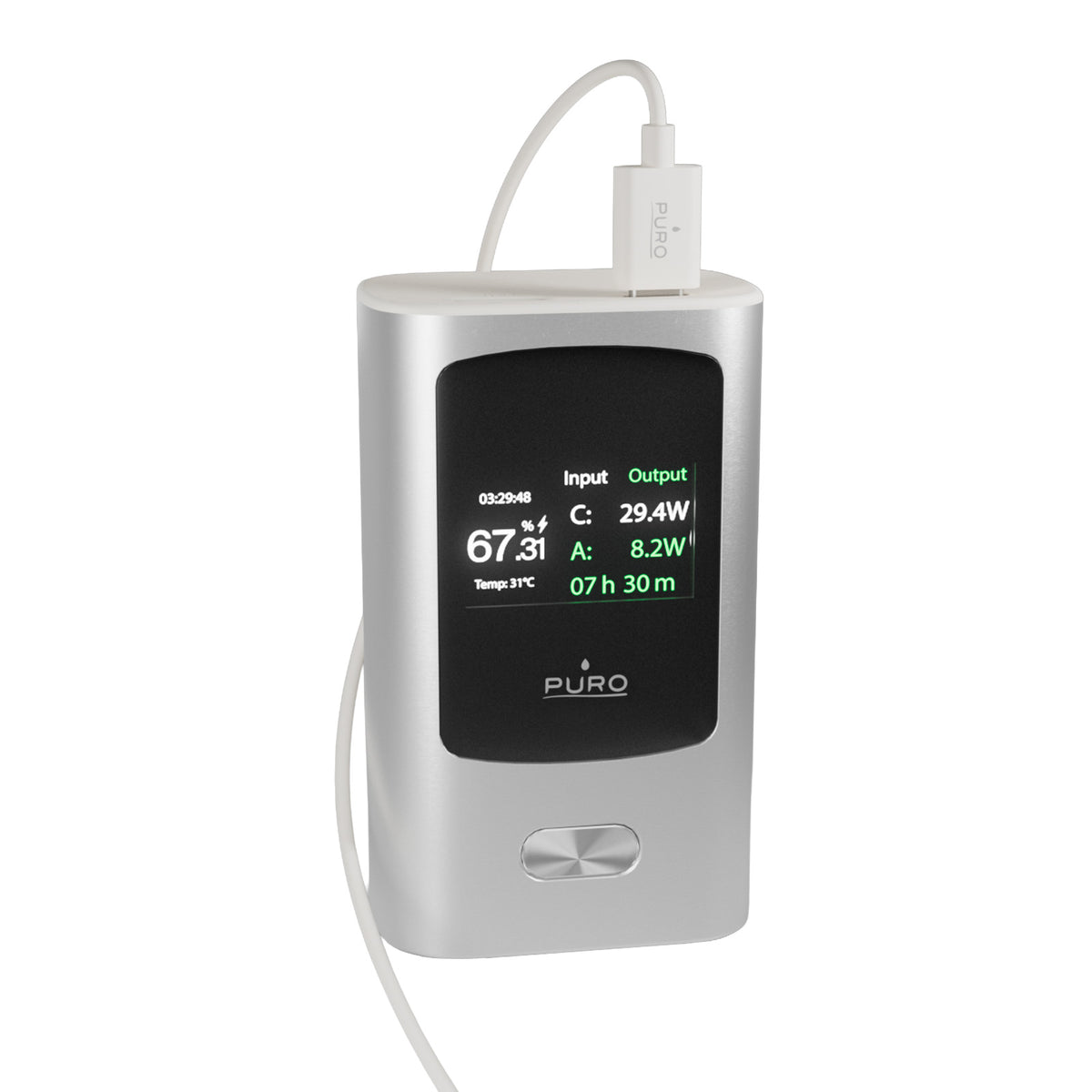 10000 mAh 45W Power Bank with Display