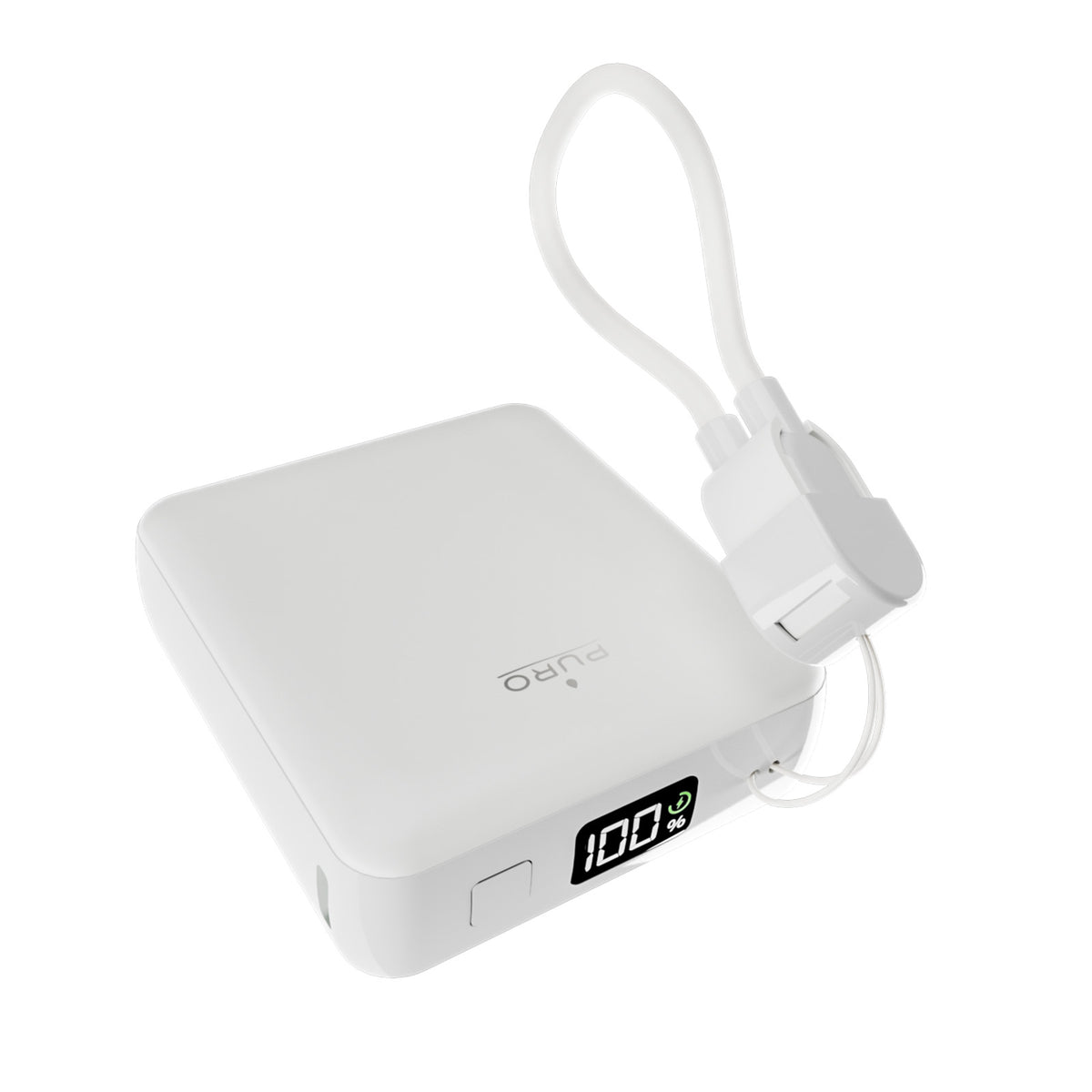 Power Bank 10000 mAh with USB-C cable and LCD display