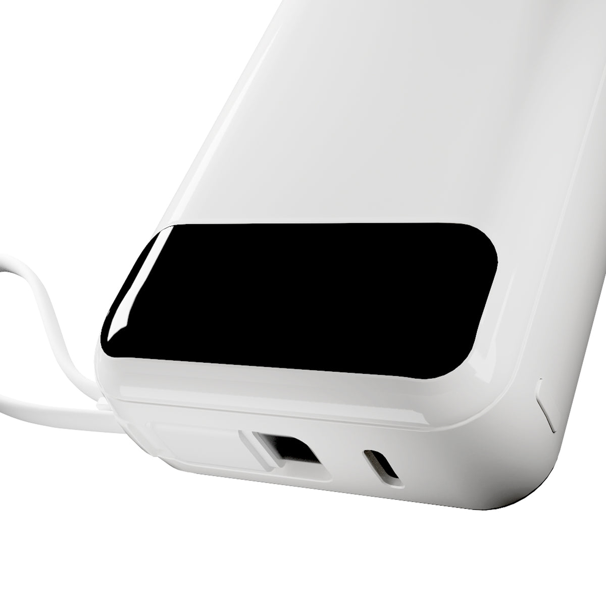 Puro Power Duo 20 20,000 mAh 45 W power bank with LCD and built-in USB-C cables