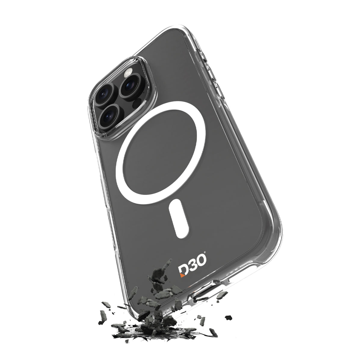 Cover Impact Clear D3O® Bio per iPhone 16 Plus
