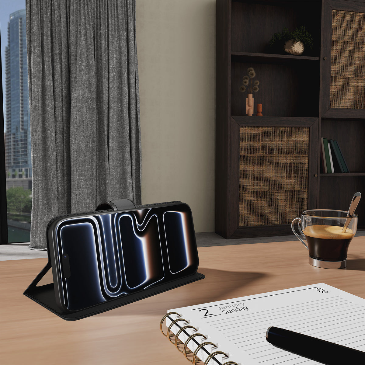 Wallet Stand Case for iPhone 18 Pro/17 Pro