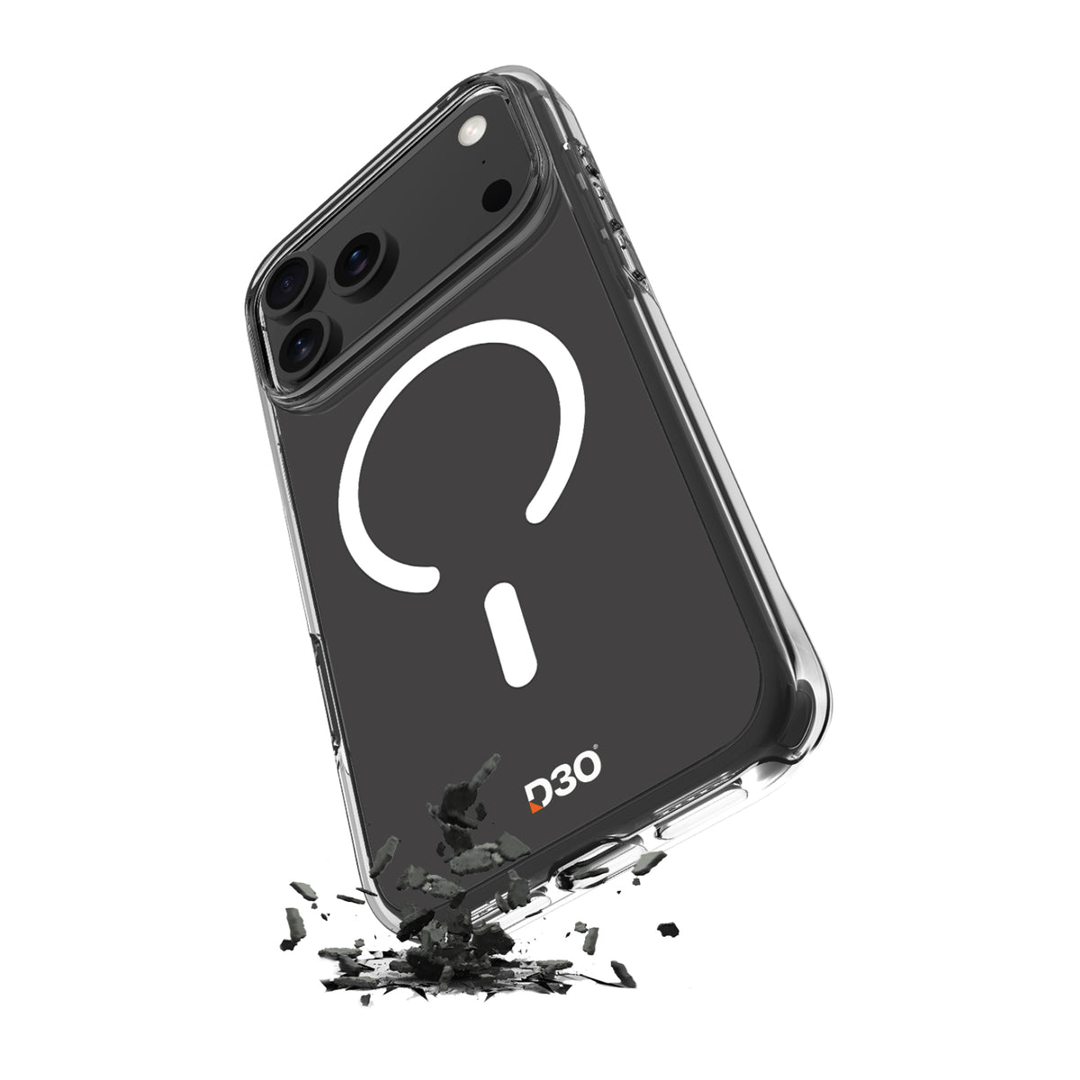 Cover Impact Clear D3O® Bio per iPhone 18 Pro/17 Pro