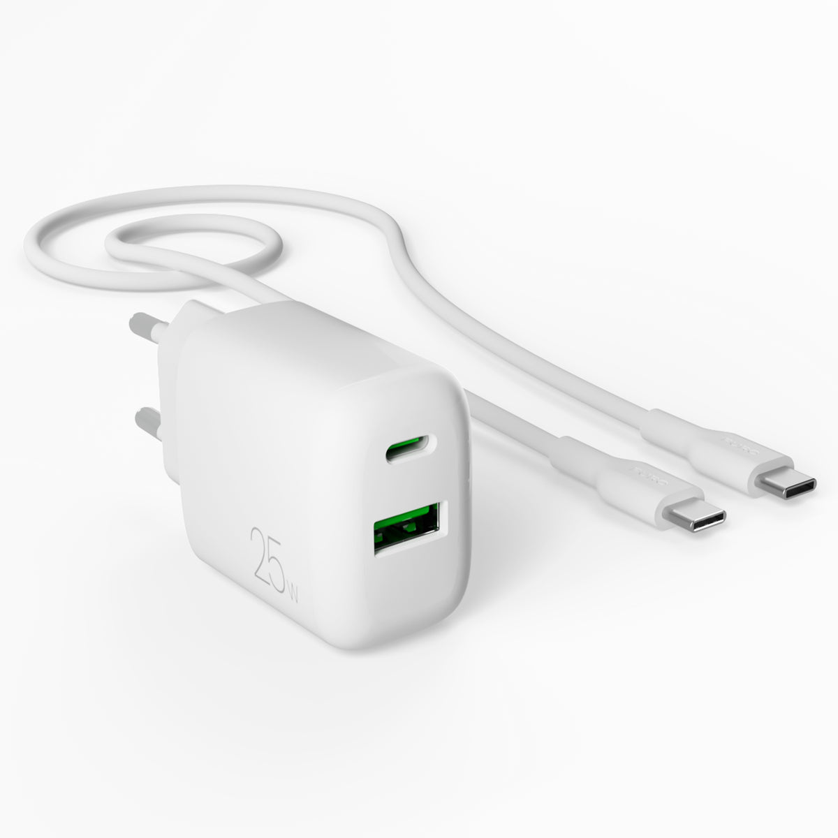 Power Kit: Daily 1 USB-A port and 1 USB-C port + USB-C cable