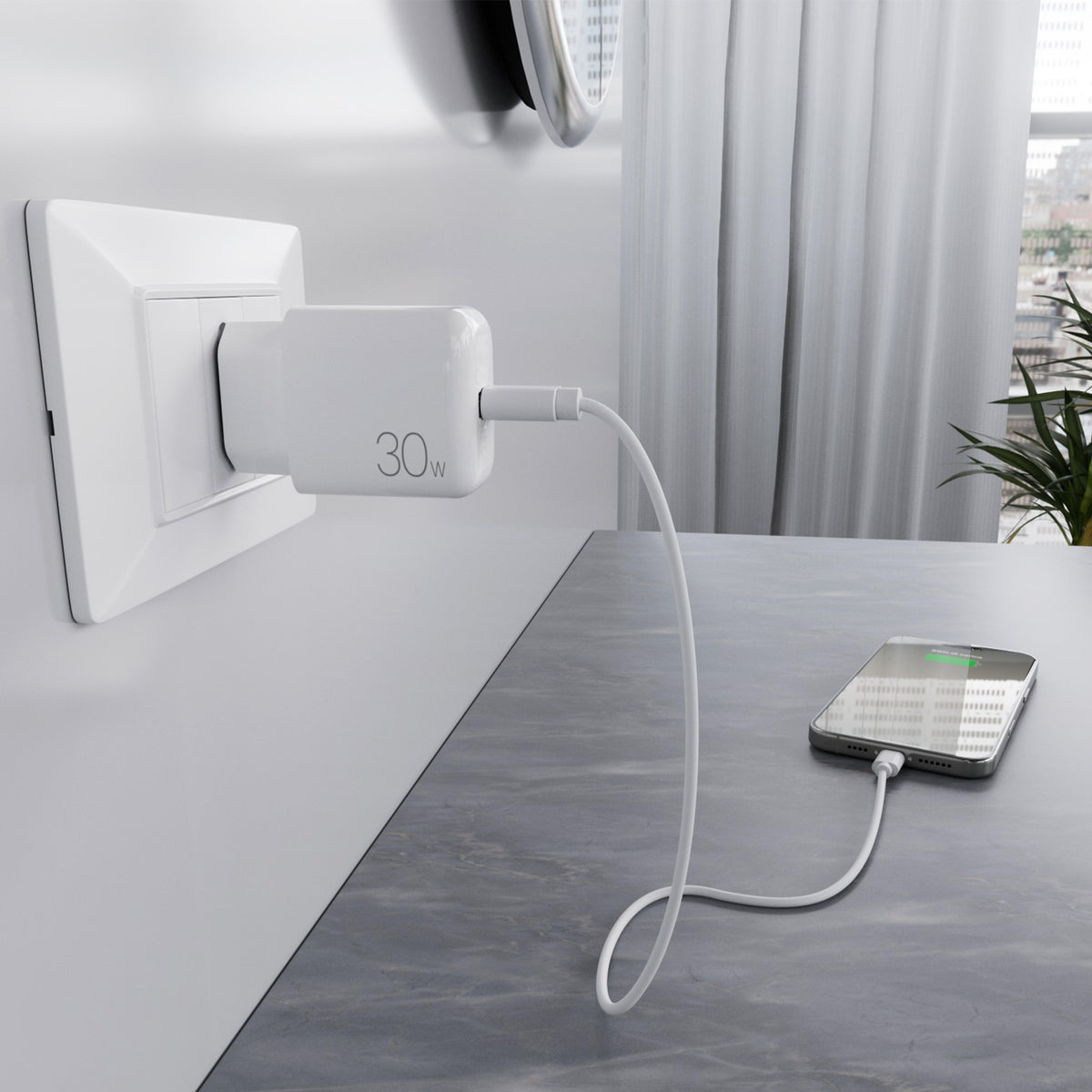 Caricabatterie Da Parete Pro Lite con porta USB-C, 30W