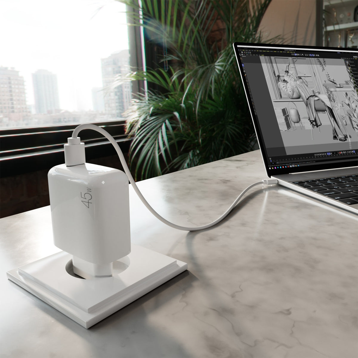Chargeur mural DAILY 1 USB-C, 45 W