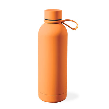 Borraccia termica ermetica “Hydro 7” da 750ml, in acciaio inossidabile, effetto soft-touch – Desert Sun