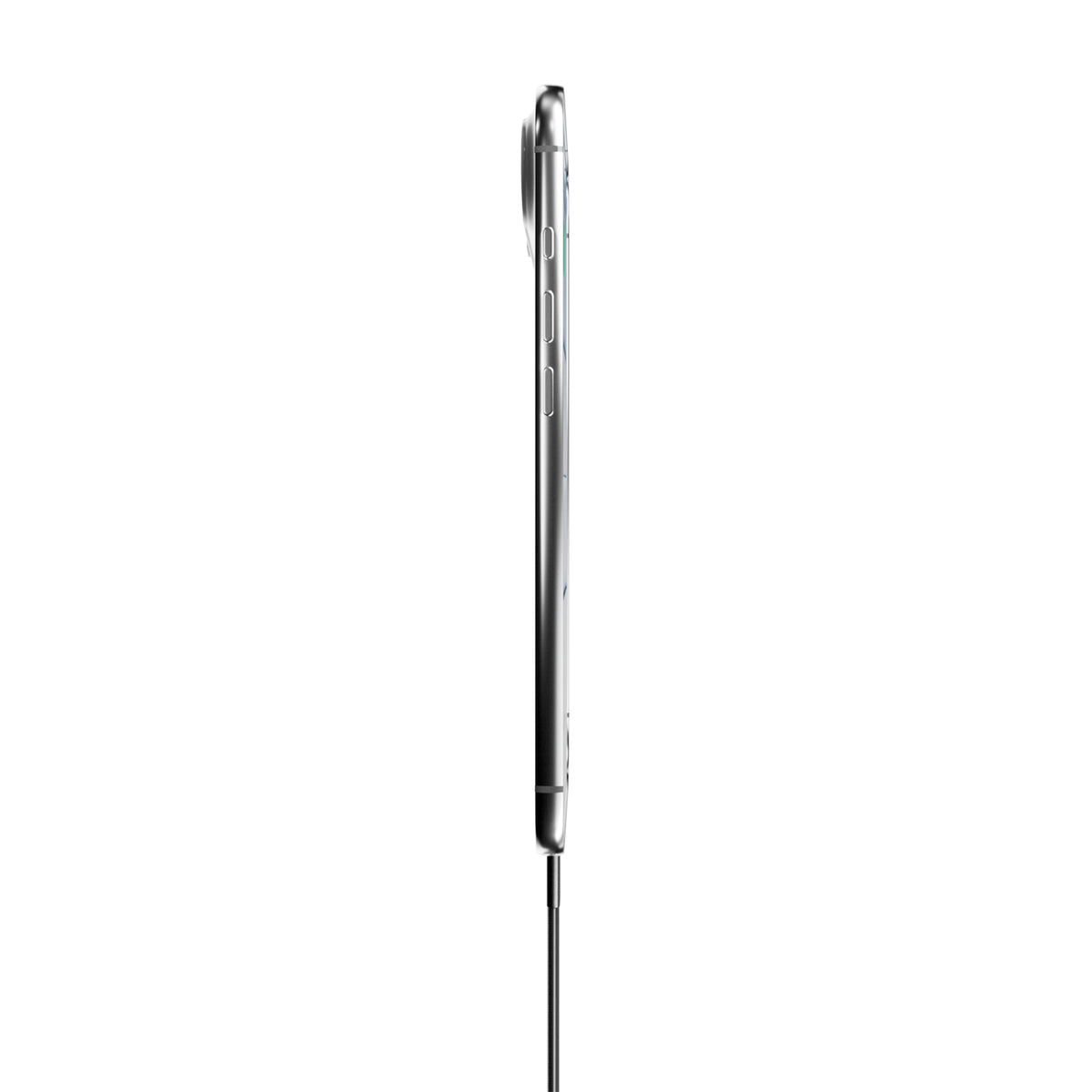 Slim braided fabric cable, USB-C 2.0 to USB-C 2.0, 1m