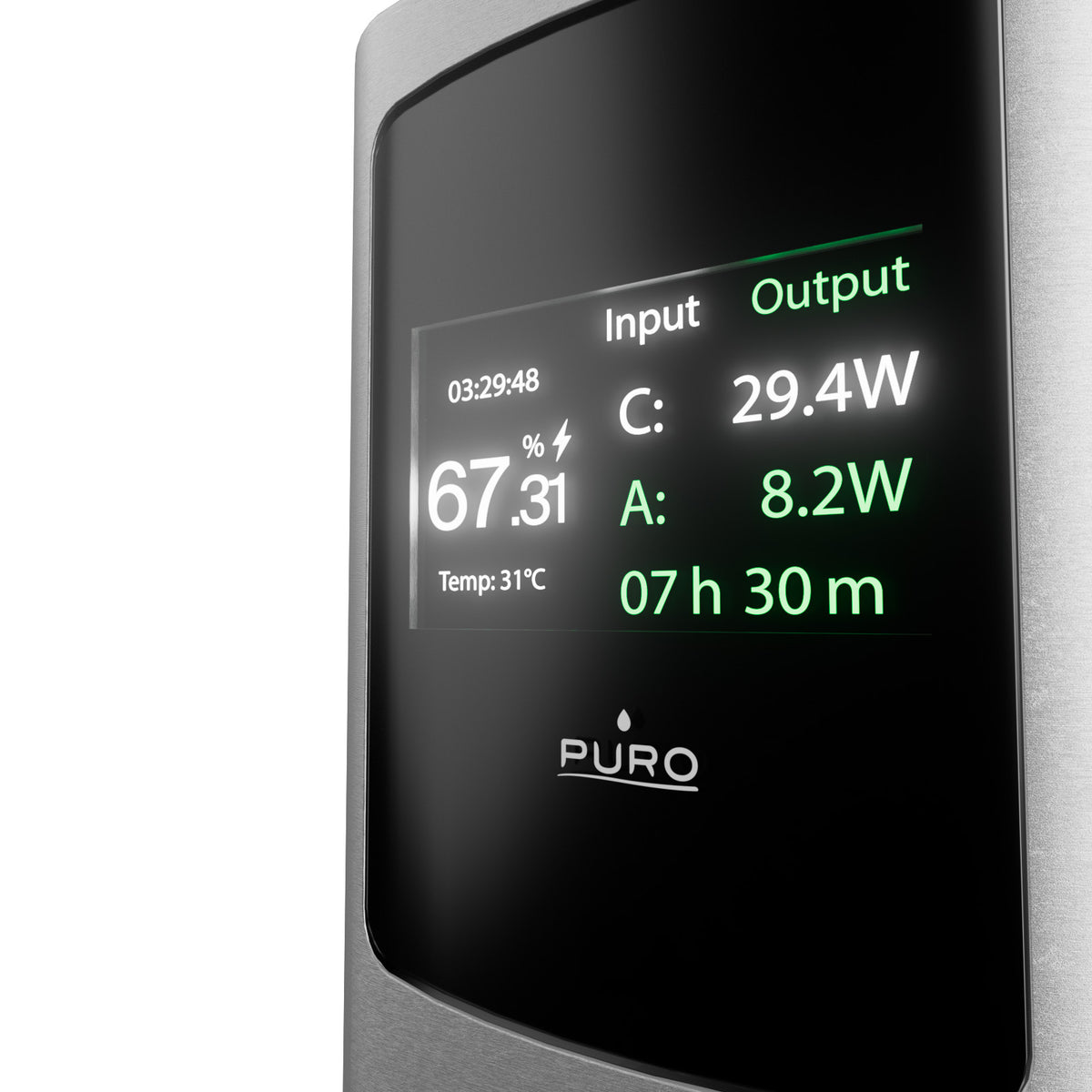 10000 mAh 45W Power Bank with Display