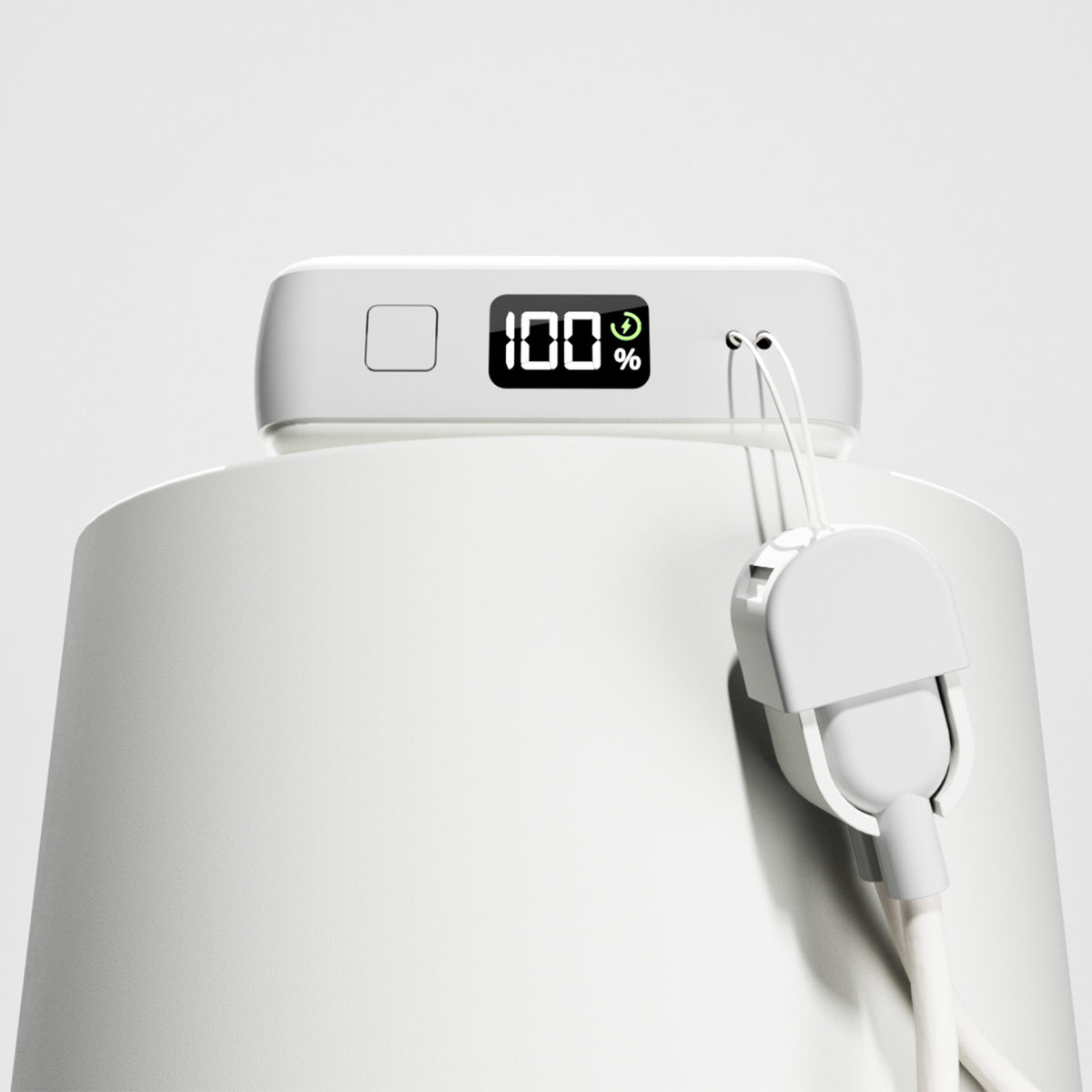 Power Bank 10000 mAh with USB-C cable and LCD display