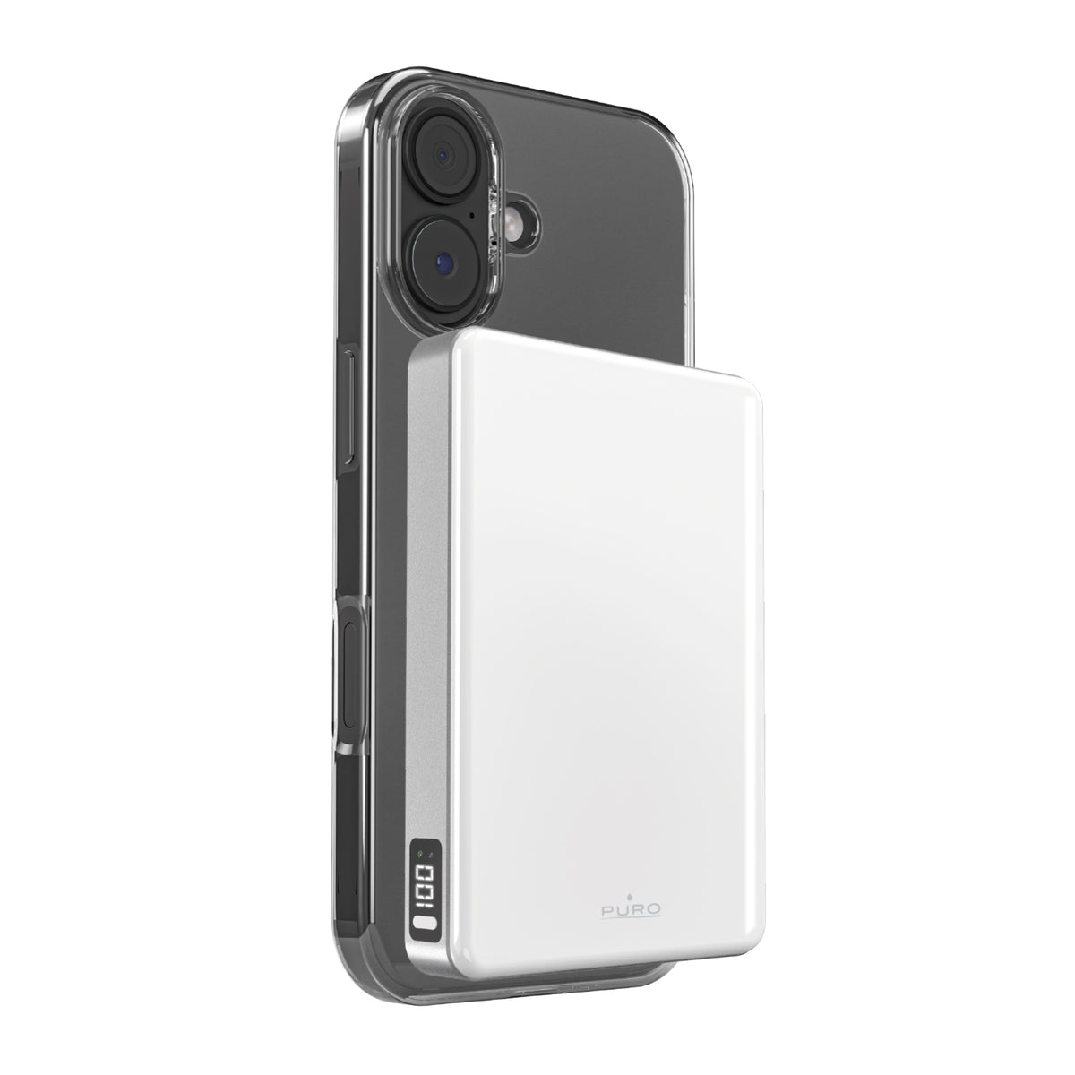 Power bank magnetico Qi2.2 10000 mAh con display
