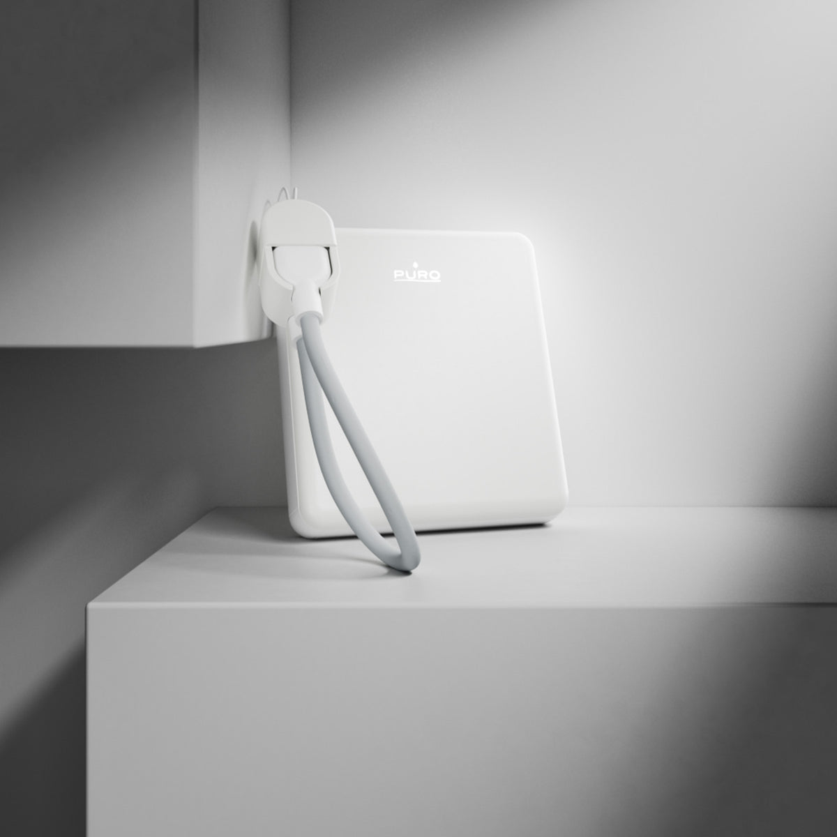 Batterie externe "Power Cube 5" 5000 mAh avec port USB-C et câble amovible