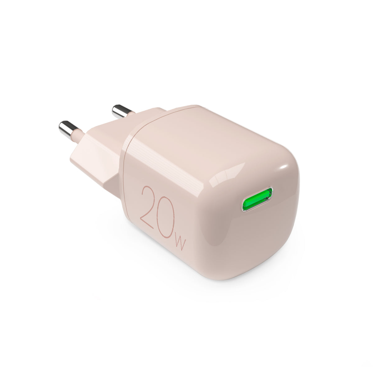 Caricabatterie da parete con tecnologia GAN da 20W con porta USB-C
