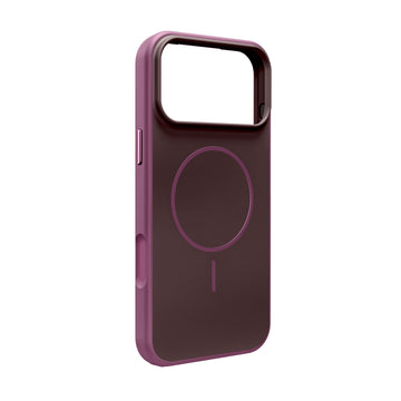 Cover bicolore Blend Mag per iPhone 18 Pro/17 Pro – Deep Cherry