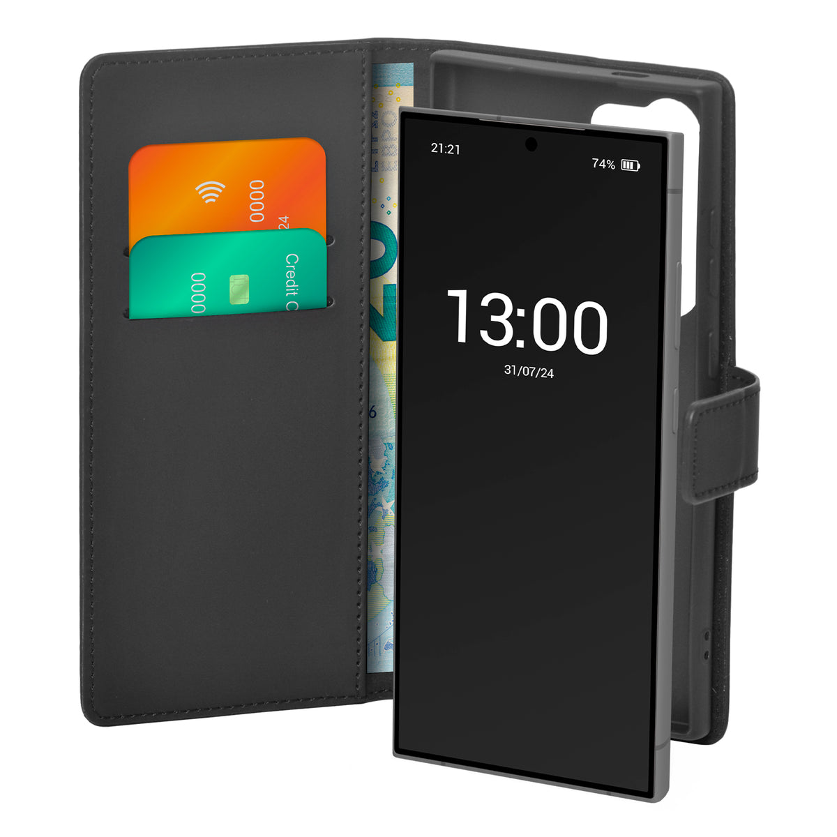 Custodia Wallet Stand per Samsung Galaxy S24 Ultra