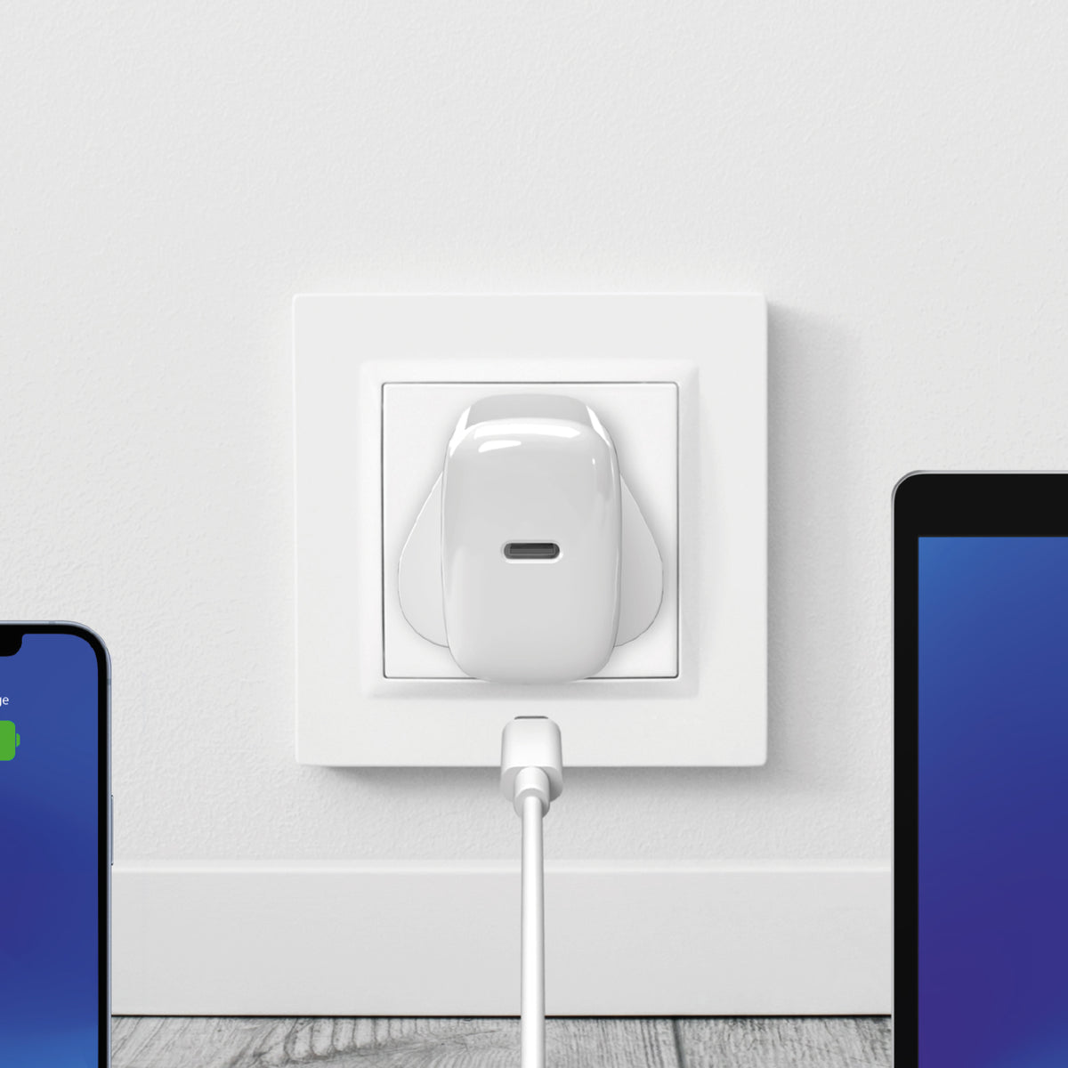 Caricabatterie da parete Nano con porta USB-C 20W UK