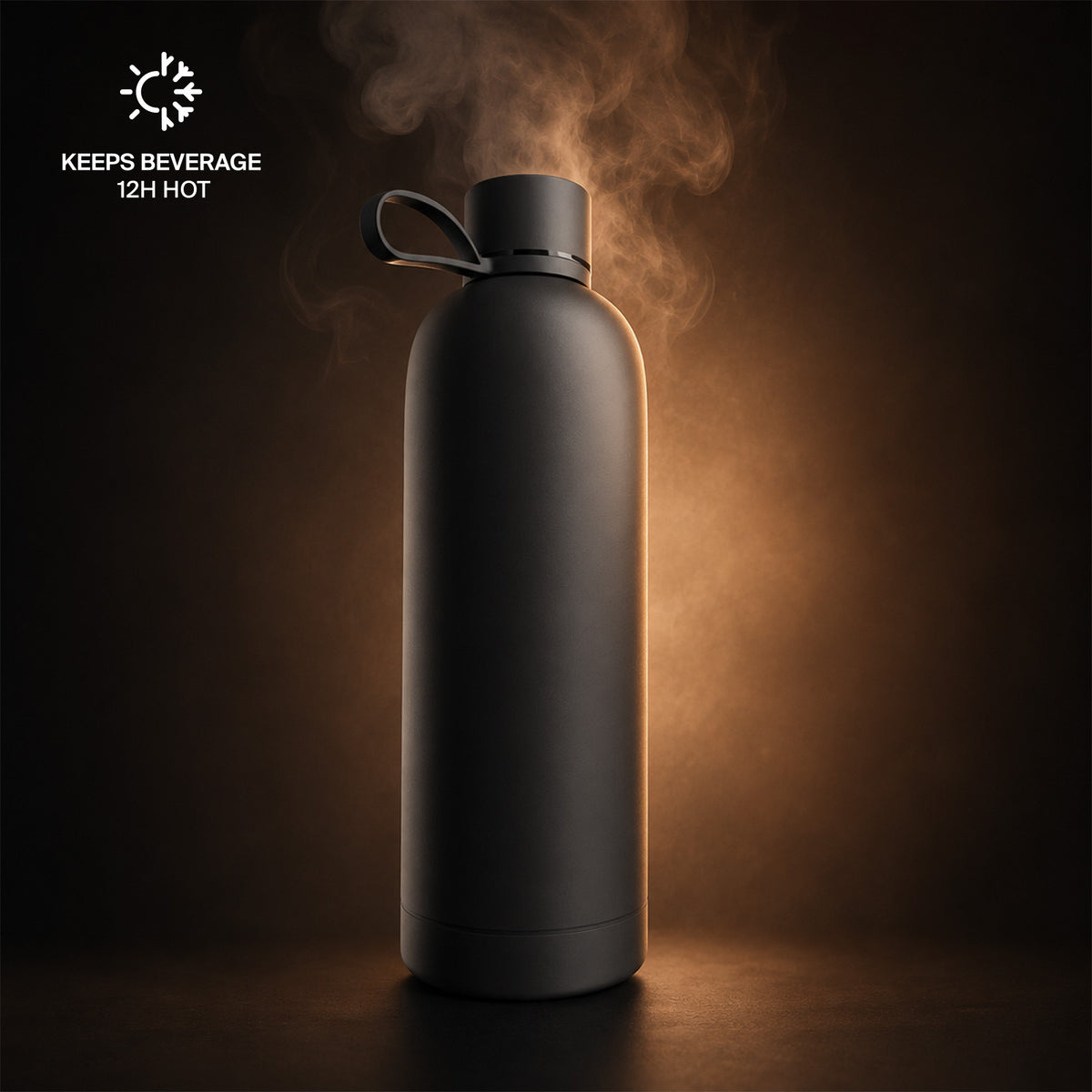 Borraccia “Hydro 10” termica ermetica da 1000ml, in acciaio inossidabile con finish soft-touch