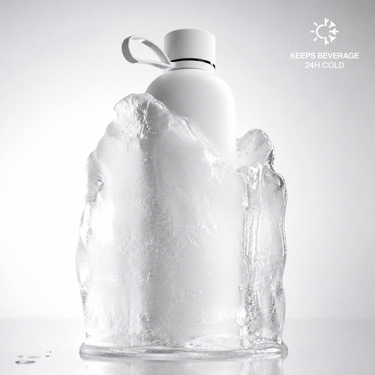 Borraccia termica ermetica 500ml “Hydro 5” in acciaio inossidabile